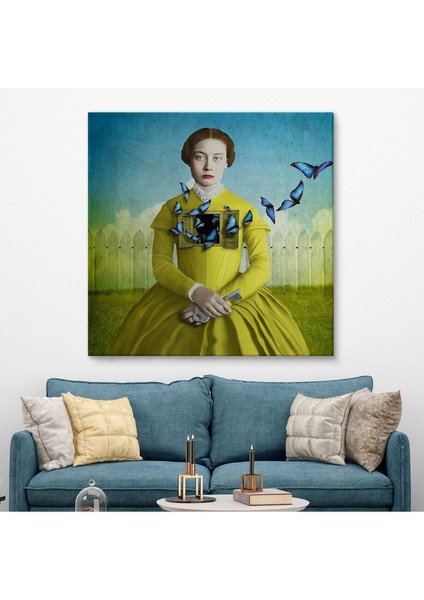 Ruhların Uçmasına Izin Ver, Gerçeküstü Sanat Kanvas TABLO-5853 fiyatları
