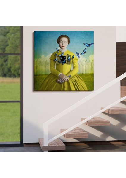 Ruhların Uçmasına Izin Ver, Gerçeküstü Sanat Kanvas TABLO-5853 fırsatları