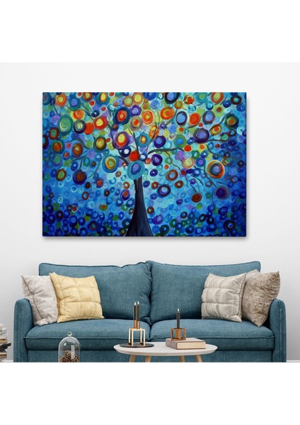 Sürreal Ağaçtaki Renkler Senfonisi TABLOSU-6626 fiyatları