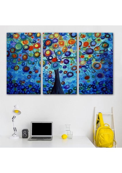 Sürreal Ağaçtaki Renkler Senfonisi TABLOSU-6626 modelleri