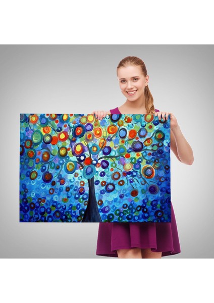 Sürreal Ağaçtaki Renkler Senfonisi TABLOSU-6626 fırsatları