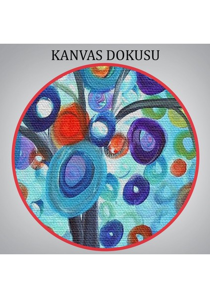 Sürreal Ağaçtaki Renkler Senfonisi TABLOSU-6626