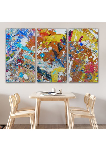 Soyut Yağlıboya Görünüm Dekoratif Kanvas Duvar TABLOSU-3477 modelleri