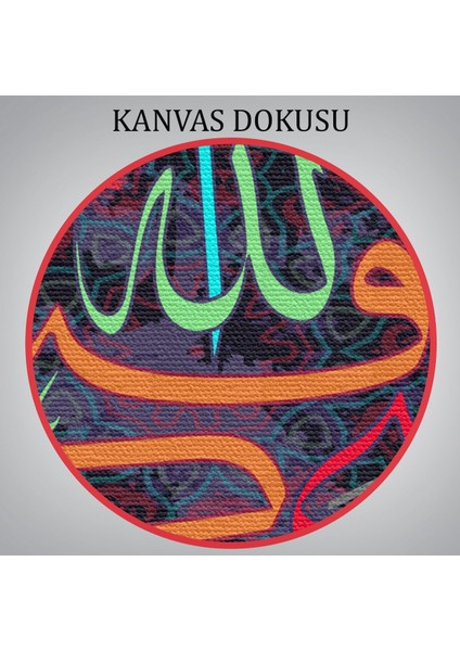 Allah Sana Yeter,yazılı Dekoratif Kanvas TABLO-3288