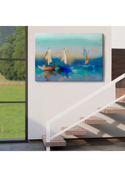 Soyut Modern Sanat Yağlıboya Görünüm Dekoratif Kanvas Duvar TABLOSU-3589 indirimleri