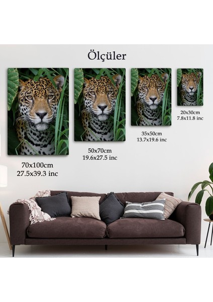 Leopar Dekoratif Kanvas TABLO-5960