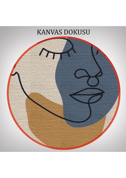 Zarif Kadın Fifürü ve Yapraklar Temalı Dekoratif Duvar Tablosu Üçlü SET-ED-103 indirimleri