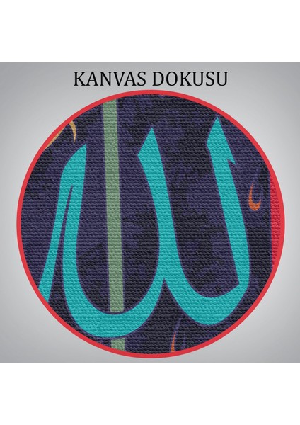 Allahın Dilediği Olur, Yazılı Dekoratif Kanvas TABLO-3279