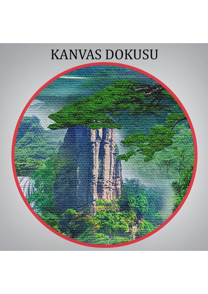 Şelale Manzaralı Dekoratif Kanvas Duvar TABLOSU-3676