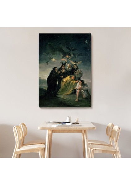 Madrid Ispanya Lázaro Galdiano Müzesindeki Francisco Goya?'nın Büyü TABLOSU-6252