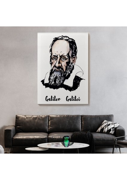 Galileo Galilei Dekoratif Kanvas TABLO-5915 fiyatları