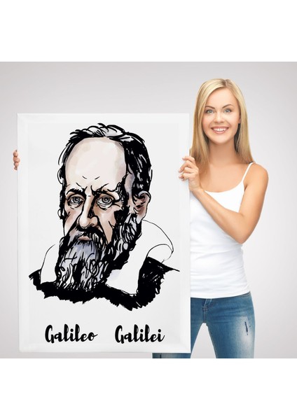 Galileo Galilei Dekoratif Kanvas TABLO-5915 modelleri