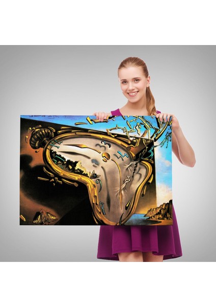 Salvador Dali'nin Eriyen Saat Belleğin Azmi TABLOSU-6599 fırsatları