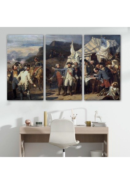 Yorktown Kuşatması Tablosu - Couder Yorktown VERSAILLES-6546 modelleri