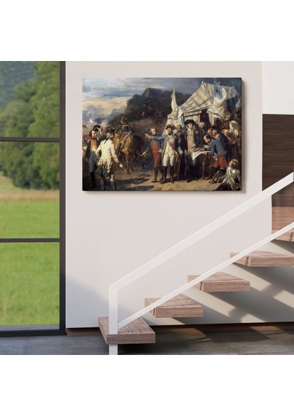 Yorktown Kuşatması Tablosu - Couder Yorktown VERSAILLES-6546 indirimleri