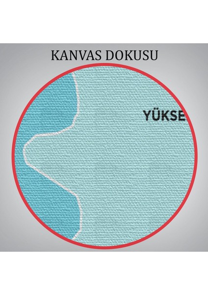Hakkari Ili ve Ilçeler Haritası Dekoratif Kanvas Tablo 1353
