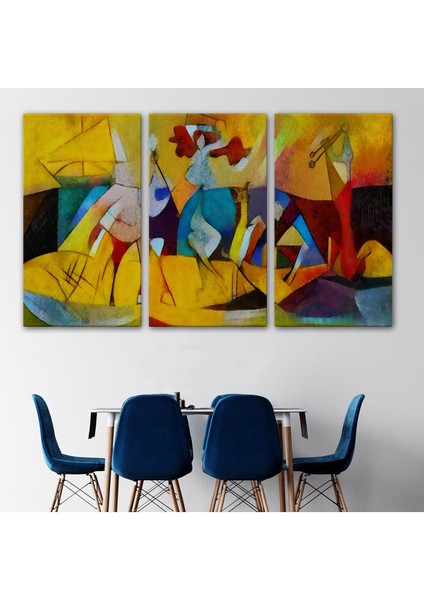 Modern Tarz Soyut Yağlıboya Görünüm Dekoratif Kanvas Duvar TABLOSU-3522 modelleri