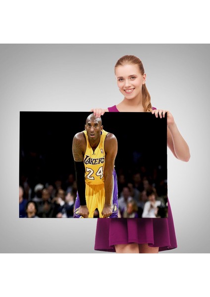 Kobe Bryant Los Angeles Lakers Kanvas Tablo / Black MAMBA-5149 fırsatları