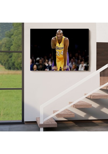 Kobe Bryant Los Angeles Lakers Kanvas Tablo / Black MAMBA-5149 indirimleri