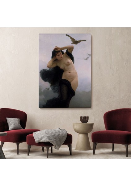 William-Adolphe Bouguereau The Night Duvar TABLOSU-6066 fiyatları