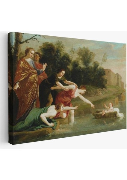 Jacques Stella - Musa'nın Bulunuşu Tablosu - The Finding Of MOSES-6579