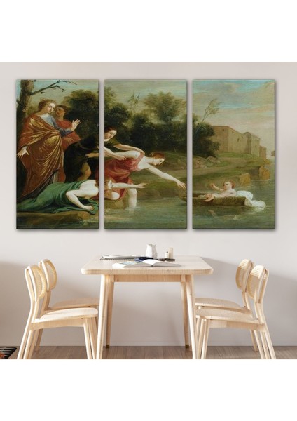 Jacques Stella - Musa'nın Bulunuşu Tablosu - The Finding Of MOSES-6579 modelleri