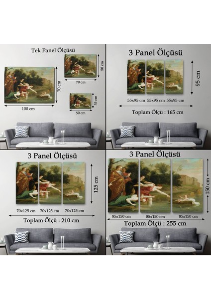 Jacques Stella - Musa'nın Bulunuşu Tablosu - The Finding Of MOSES-6579