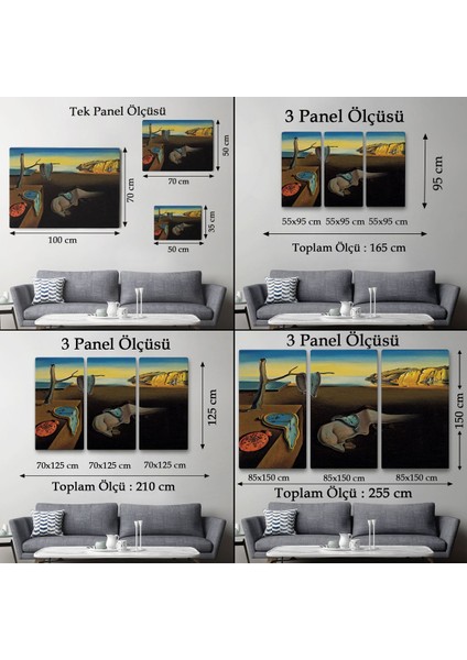 Salvador Dali - The Persistence Of Memory TABLOSU-5168 indirimleri
