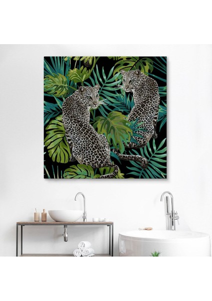 Leoparlar Dekoratif Kanvas TABLO-5813