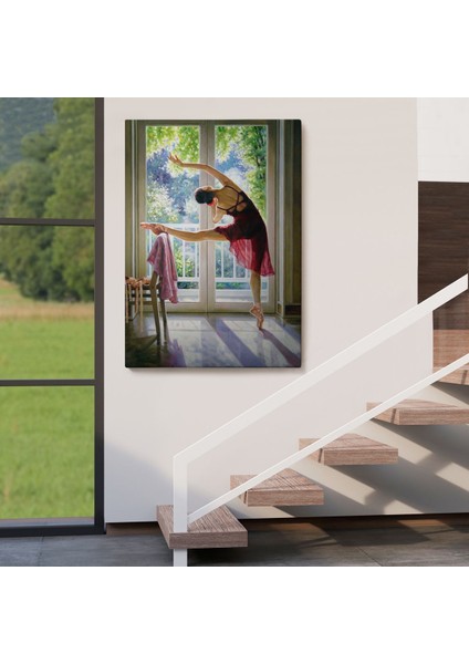 Bale Yapan Dansçı Kadın Duvar TABLOSU-6428 fırsatları