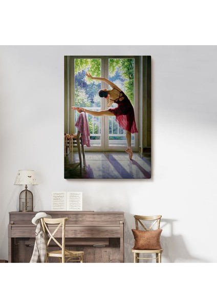 Bale Yapan Dansçı Kadın Duvar TABLOSU-6428