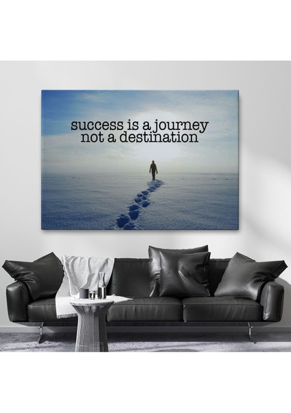 Başarı Bir Yolculuktur Varış Noktası Değil Kanvas Tablo, Motivasyonel Yazı TABLOSU-5388 fiyatları