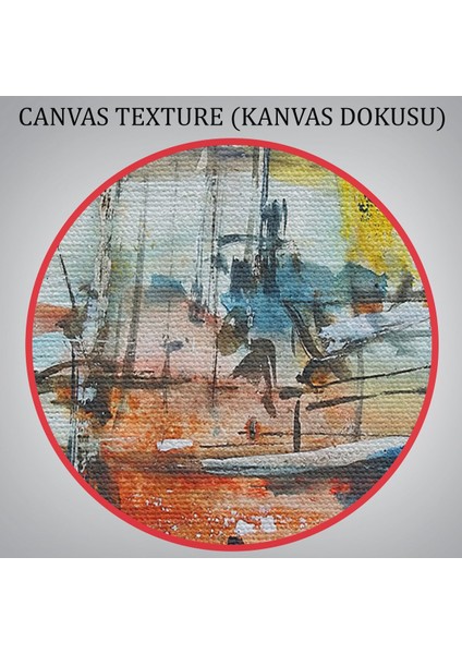 Limandaki Tekneler Kanvas Duvar TABLOSU-1185