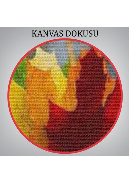 Sonbaharın Renkli Yaprakları ve Yol Manzarası Duvar TABLOSU-6089