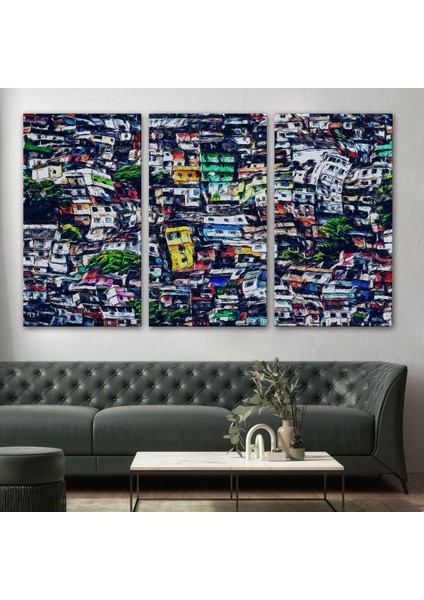 Kalabalık Şehir Manzarası Duvar TABLOSU-1228 modelleri