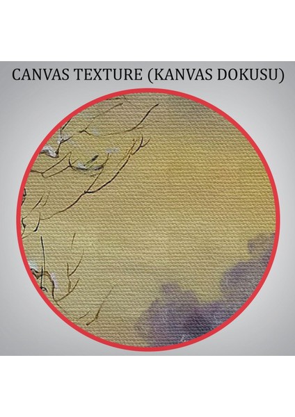 Karla Kaplı Köy Manzarası Duvar TABLOSU-3661