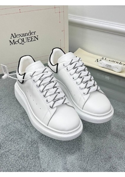 Oversize Beyaz Erkek Deri Sneaker