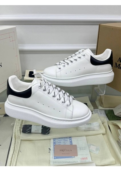 Oversize Beyaz Erkek Deri Sneaker