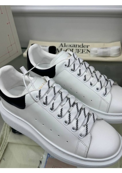Oversize Beyaz Erkek Deri Sneaker fırsatları