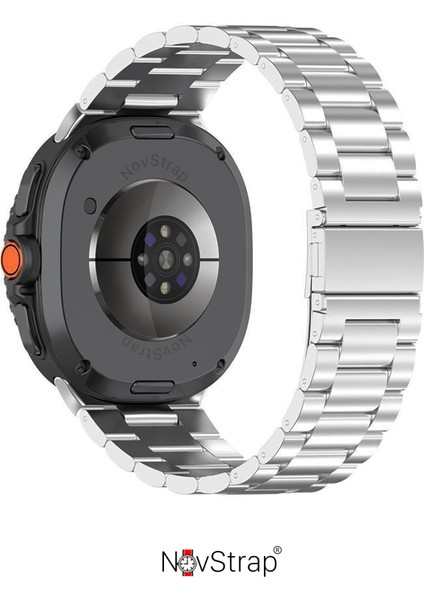 Samsung Galaxy Watch 8 40MM 44MM Classic 46MM ile Uyumlu Kordon Klasik Çelik Metal Kordon indirimleri