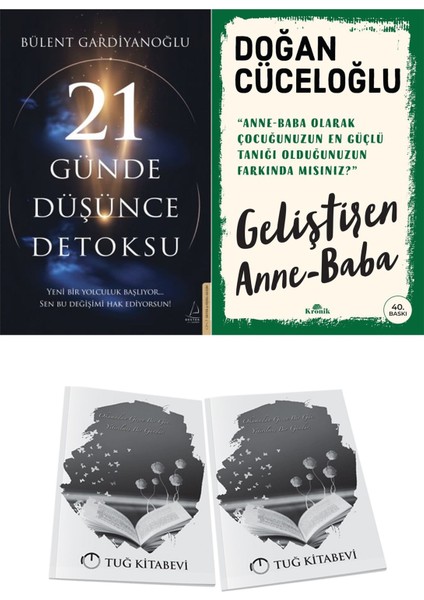 21 Günde Düşünce Detoksu ve Geliştiren Anne-Baba + Hediyeli