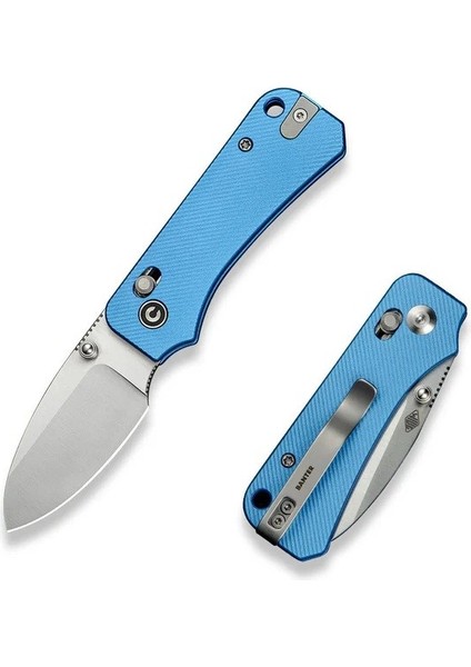 Baby Banter 2 Thumb Stud & Crossbar Lock Knife Blue Aluminum Handle Çakı fiyatları