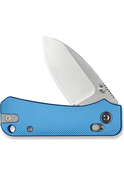 Baby Banter 2 Thumb Stud & Crossbar Lock Knife Blue Aluminum Handle Çakı fırsatları