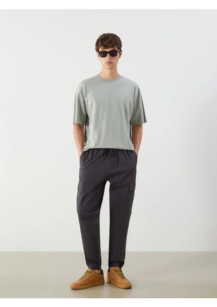 Xsıde Standart Kalıp Gabardin Erkek Kargo Pantolon (W5)