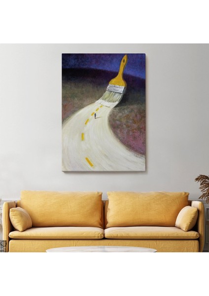 Kendi Yolunu Çiz Duvar TABLOSU-6071 fiyatları