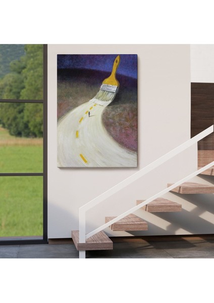 Kendi Yolunu Çiz Duvar TABLOSU-6071 fırsatları