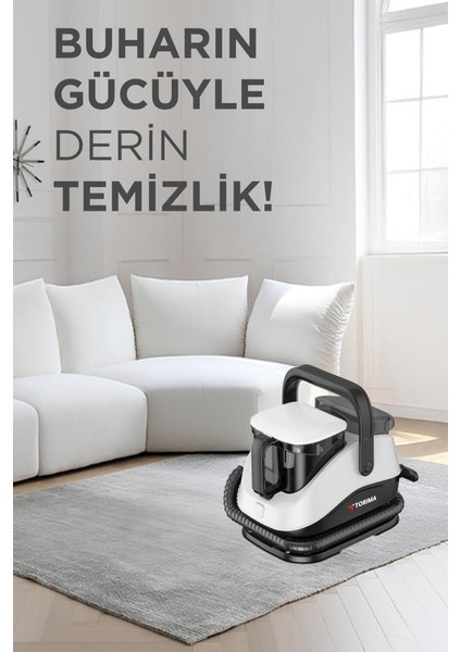 Tcc-01 Siyah Buharlı Koltuk ve Halı Yıkama Makinesi Leke Çıkartma Makinesi fırsatları