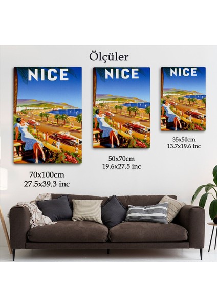 Nice Sahil Yolu Duvar TABLOSU-6440 indirimleri