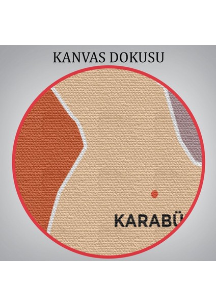 Karabük Ili ve Ilçeler Haritası Dekoratif Kanvas Tablo 1374