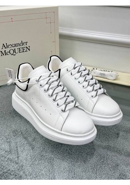 Oversize Beyaz Erkek Deri Sneaker